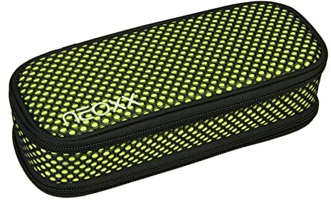 neoxx - Catch Schlamperbox All About Neon - Schlampermäppchen für Schulkinder mit stylischem Design - Federmäppchen mit Zwei Reißverschlussfächern