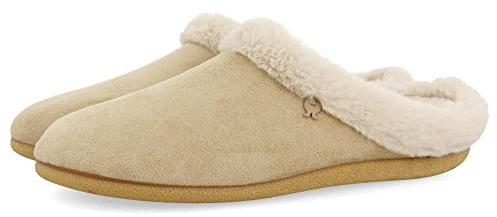 HOT POTATOES TRUMAU, Damen-Hausschuhe, Beig, 41 EU, beige, 41 EU