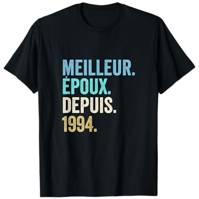 Meilleur Époux Depuis 1994 | 32 anniversaire mariage 32 ans T-Shirt