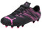 PUMA ATTACANTO FG/AG Jr, Soccer Shoe, Black-Poison Pink, 28 EU