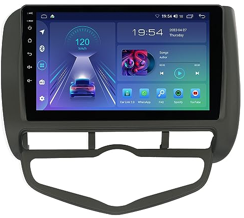 ACAVICA 2+32GB 9 Zoll Android 12 Radio für Honda Fit Jazz 2001-2008 GPS Navigator Sat NAV mit Wireless Carplay Bluetooth WiFi DSP USB FM Lenkradsteuerung