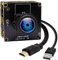 IFWATER HDMI USB Camera 4K Webcam USB HDMI Simultaneous Output Streaming H.265 USB Camera Module 2X Digital Zoom 180 Degree Fisheye Lens PC Camera for Raspberry Pi Jetson Nano Laptop Online Teaching