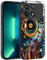 YUXING Coque pour Xiaomi Poco X6 Pro 5G - Motif Abstrait Artistique Géométrique Arrière Verre Étui, Antichoc Anti-Rayures Antidérapant Housse (Abstact Art,01)