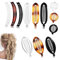 SCJJZ Pinces à cheveux,Barrettes,Ensemble de pinces banane, twister de cheveux antidérapant, peigne à cheveux paresseux (11 pièces)