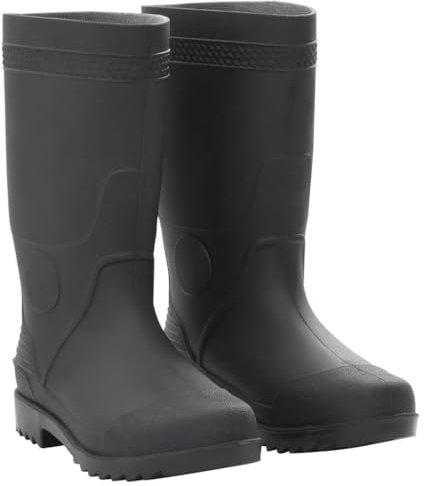 vidaXL Stivali da Pioggia Neri Misura 46 in PVC