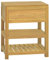 XGWKCNV Schränke & Aufbewahrung Badezimmerschrank 60x45x75 cm Massivholz Teak Aufbewahrungsschränke & Schließfächer