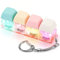 Keyboard Fidget Toy,Fidget Toys Adults,4 Colors Fidget Keyring Mini Fidget Toys,Fidget Keychain for to Pass the Time,Gift for Boys Girls Students Adults (1)