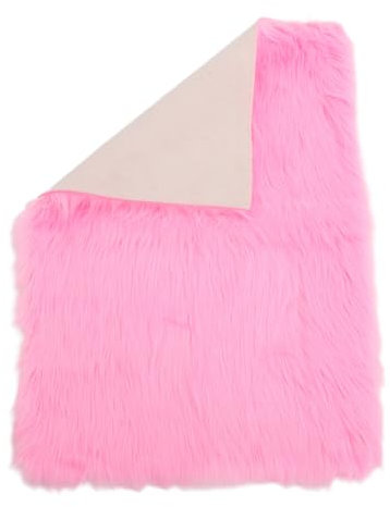 VILLCASE Flauschiger Teppich Aus Kunstfell Weicher Überwurfteppich Für Schlafzimmer Und Wohnzimmer Rechteckiger Flächenteppich Für Mädchen Und Junge Mädchen