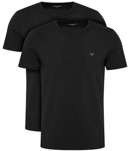Emporio Armani Herren Bold Monogram 2-Pack T-Shirt T-Shirt (1er Pack)