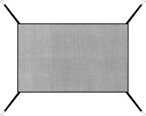 Auto Kühlergrill Schutznetz für Audi Q7 I (4L) 2005-2015 SUV, Motorhauben-Motorstoßstangennetz Hochdichtes Wassertanknetz Gegen LaubInsekten,Black