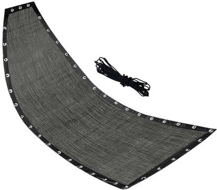 Ersatztuch für Hängematte/Schaukel – wetterfester Stoff (64 x 197 cm) – Zubehör für Sitz, Garten, Terrasse – Verstärkung mit Ösen – einfache Montage – für Garten, Camping, Pool