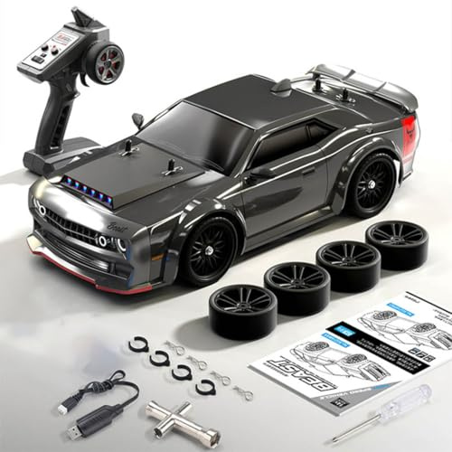 MechEdu SG216 Drift Auto Ferngesteuert, 1/16 4WD 70KM/h Mini Rc Drift Car, Mit Hochrealistischem Strukturdesign Und Vakuum-Gummi-Rennreifen (eine Batterie/bürstenlose Version)