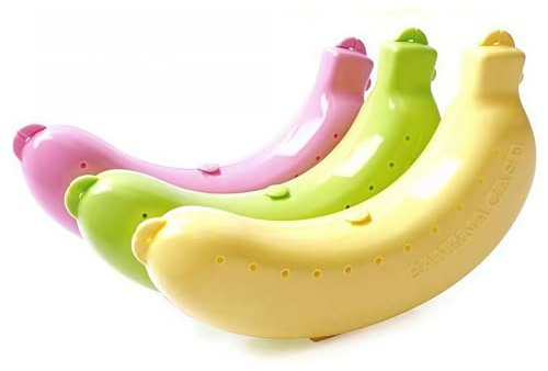3pcs Banana Holder Case,BananaContainer Outdoor Travel Case Fruit Storage Box for Picnic Camping,Food Containers