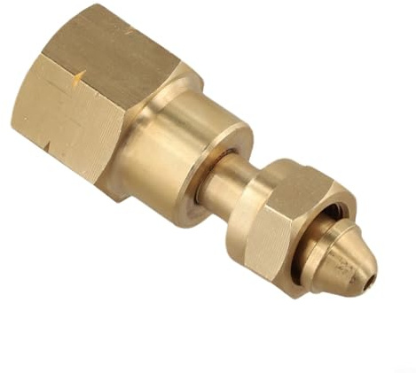Hochleistungs-Acetylen-Adapter für Zylinder-zu-Regleranschluss CGA 200, 300, 510, 520 (CGA-200 auf CGA-510)