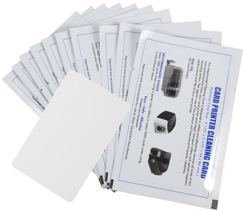 SOIMISS 15pcs Printer Cleaning Card for Pos Machine Cleaning Wipe Card Reader Cleaner Chip Reader Scanner Maintenance
