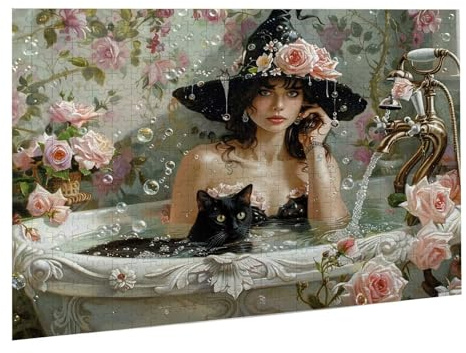 Jigsaw Puzzles for Adults 6000 Piece Woman Jigsaw Puzzle - Colourful, Challenging Game & Brainteasing Adult Jigsaws, The Whole 3D Jigsaw Gifts for Women, Men Beautiful Decoration Cat 1 K0F-914