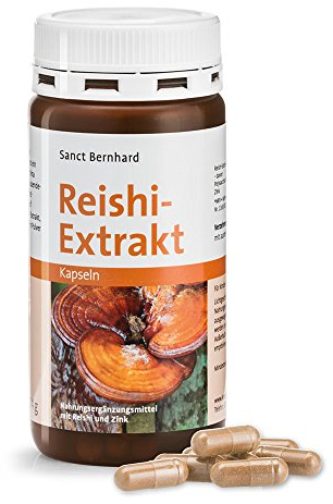Sanct Bernhard Reishi-Extrakt-Kapseln mit Zink, 120 Kapseln