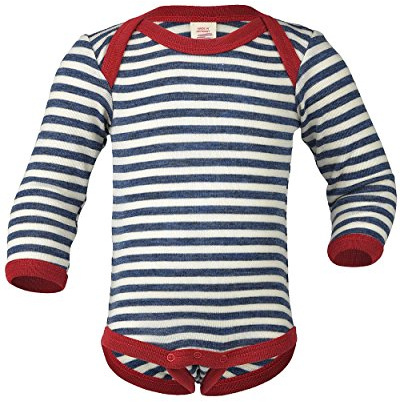 Engel Baby Body langarm, Wolle maschinenw Natur, 2 Farben, 50/56-110/116