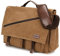 RAVUO Borse a Tracolla Uomo,Messaggero Sacchetto in Tela Resistente all'acqua da 15.6 Pollici Vintage Crossbody Daybag by Caffè