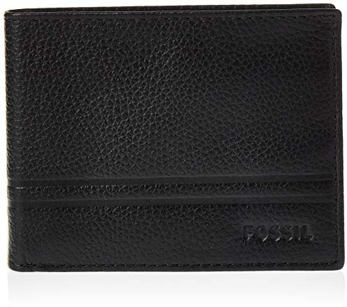 Fossil Men's Wilder Flip Id Bifold Bi Fold Wallet, Wilder Black, One Size UK