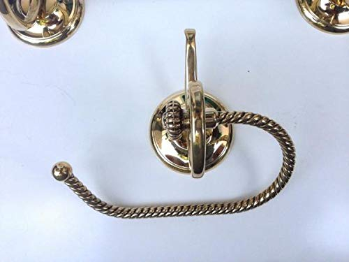 Porte-rouleau de papier toilette de luxe en laiton doré