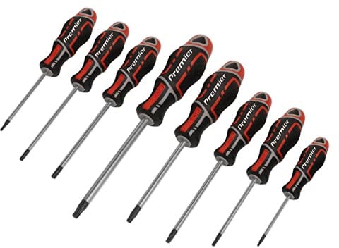 Sealey 8pc GripMAX® Security TRX-Star* Screwdriver Set - Red - AK4323