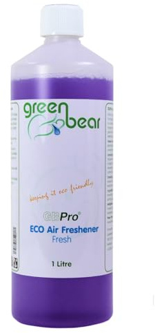 GBPro Eco Air Freshener (Odour eater), Fresh Deodoriser Concentrated, Natural Deodorizer, Septic Tank Friendly, Suitable - Waste Bins, Pet Blankets & Laundry baskets - 1 Litre Refill