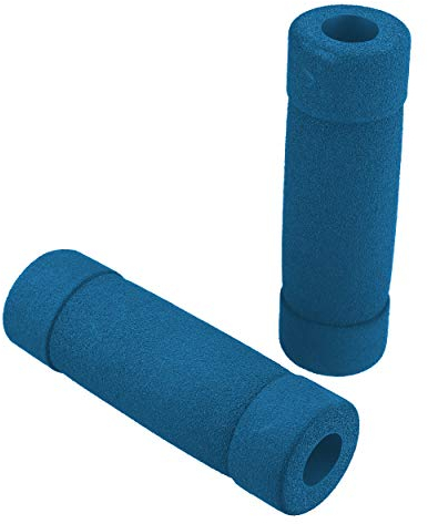 mumbi Fahrradgriffe Fahrrad Lenker Griffe Lenkergriffe Moosgummi Überzug/Schaumstoff blau