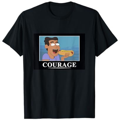 Rick and Morty Courage Poster T-Shirt