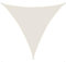 Sonnensegel luftdurchlässig 6 x 6 x 6 m - Farbe Creme - Dreieck - Material HDPE