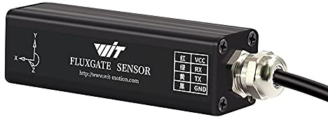 WitMotion HWT3100 Elektronischer Kompass mit drei Achsen, geomagnetischer Sensor, Magnetometer, Winkel der Kappe: Fluxgate, Messung der Größe des dreidimensionalen Raummagnetfeldes, TTL-Ausgang, 5 V