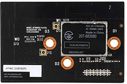Accesorio de Tarjeta de Red de Placa de Módulo de Antena Wifi Inalámbrico, Incisiones E Interfaces Precisas, Evita Eficazmente la Corrosión Y el Desgaste, Diseñado para la Máquina de Juego Xbox One S