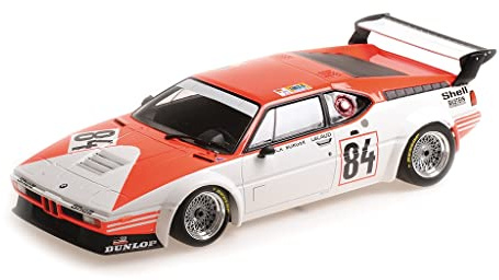 Minichamps 155802984 1:18 BMW M1-Equipe Dominique Lacaud-Stuck/Bürger/Lacaud-24H Le Mans 1980 Sammlerstück Miniaturauto, Mehrfarbig