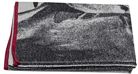 David Fussenegger [W2307] Baumwolldecke Kuh fotorealistisch Filz, 200x140 cm