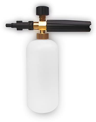 Snow Foam Lance Pressure Washer Foam Gun for Bosch/Aquatak/Black Ryobi/Decker/Neo/Norse Foam Maker Jet Foamer Soap Dispenser Nozzle Adjustable 1L Bottle