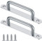 2 Pezzi Maniglia Porta Scorrevole,Maniglie per Porte Scorrevoli per Porta per Cassetti Porte Armadietto Armadio Garage Esterno Interne - 192MM