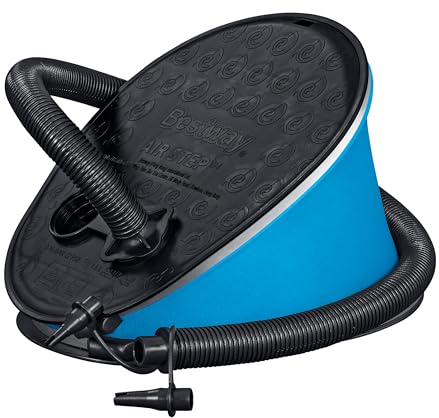 BESTWAY Bomba de Aire de Pie Air Step 31x22x7,5 cm Negro