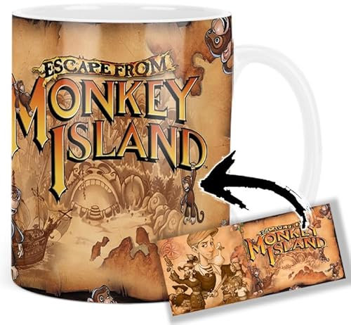 Escape From Monkey Island Tasse Keramikbecher Mug