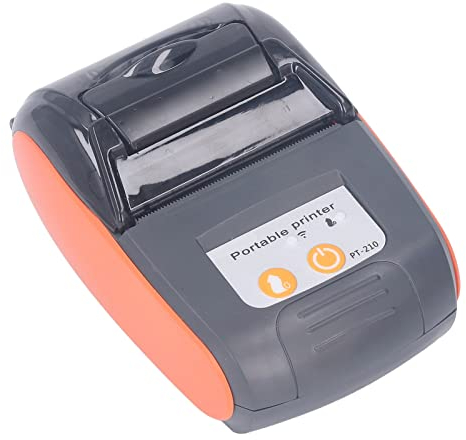 Bewinner Bluetooth-Belegdrucker, Tragbarer 58-mm-Mini-Thermo-Pos-Drucker, Persönlicher Rechnungs-POS-Belegdrucker, Mobiler Kabelloser Thermodrucker für den Restaurantverkauf Im (Mit