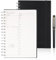 JIANTA Tagesplaner undatiert A5 Planer, To Do Liste Spiral Ringbuch mit Stift, PU-Cover, Innentasche für Arbeit, Haushalt und Studien