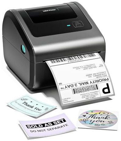 Phomemo Etikettendrucker DHL,Thermodrucker Bluetooth Label Printer,4x6 Labeldrucker, D450BT Versandetiketten Drucker,DHL Ettikettendrucķer Kompatibel mit Ebay,Etsy,Amazon,Shopify,etc