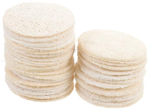 OSOLADY 36stücke Teiliges Gesichtspeeling Loofah Pads Exfolierende Gesichtsreinigungsschwämme Für Effektive Hautpflege Vielseitig Einsetzbar Als Duschschwamm Oder Geschirrtuch