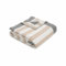 s.Oliver Decke 150x200 cm - Baumwollmix, Made in Germany, warm & waschbar, Kuscheldecke gestreiftes Muster beige grau