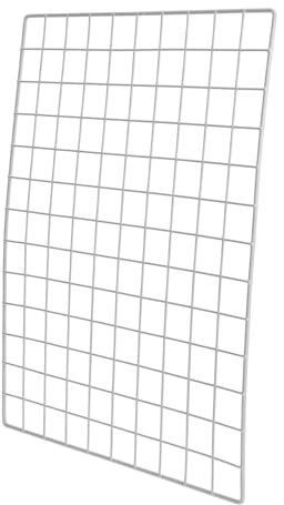 Cabilock Metall Wandgitter Weiß, Multifunktionale Gitterwand, Fotowand aus Drahtgitter DIY Eisen Gitter, Wanddekor Memoboard Gitter Deko für Büro, Küche, Zimmer und Mehr