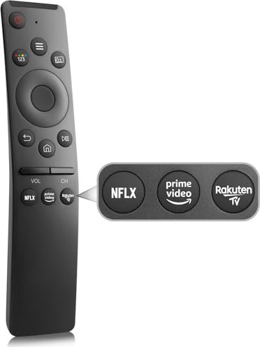 Universal-for-Samsung-Smart-TV-Remote, Replacement Remote Control for Samsung TV QLED UHD SUHD HDR LCD LED HDTV Frame Curved 4K 8K 3D Smart TVs