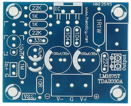 20W LM1875T Mono Hi-Fi Amplifier Board Module Kit - High Fidelity o Power Amplifier for Music Enthusiasts