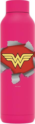 QUOKKA SOLID X DC | BOTELLA TÉRMICA DE ACERO INOXIDABLE DOBLE PARED | WONDER WOMAN