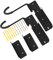 Housoutil 2 Sets Wall Mount Bike Rack Bicycle Storage Bracket Wall Mounted Bicycle Hanger Bike Holder for Garage Sturdy Cycle Bike Hanger