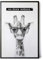 Paul Sinus Poster/Leinwandbild/Rahmenoption – Giraffe mit Brille „Hallöchen Popöchen“ – Lustige WC-Deko für dein Badezimmer