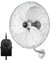 COSTWAY Ventilateur Mural Industriel 51 cm 120W 3 Vitesses, ventilateur Domestique Pales en Aluminium Tête d'Inclinaison Réglable à 30° Oscillation à 85° pour Entrepôt Atelier (Argenté)